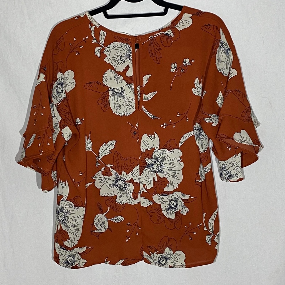 Rust colored blouse - Picture 2 of 4